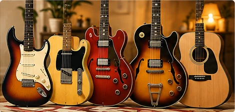 Illustration zum Ratgeber Gitarren-Bauformen einfach erklärt